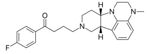 formulă structurală de lumateperonă lumateperone structural formula