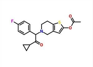 Acetat de 5- (2-ciclopropil-1- (4-fluorofenil) -2-oxoetil) -4,5,6,7-tetrahidrotieno [3,2-c] piridin-2-il CAS 1391194-50-5