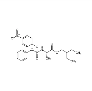 N - [(S) - (4-nitrofenoxi) fenoxifosfinil] -L-Alanină 2-etilbutil ester CAS 1354823-36-1