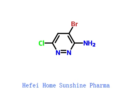 3-Amino-4-bromo-6-cloropiridazină CAS 446273-59-2