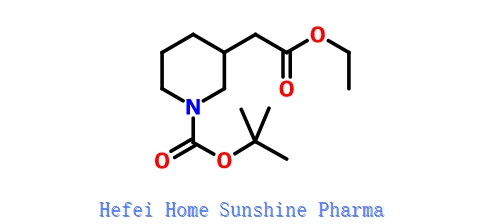 2- (1-Boc-3-piperidil) acetat de etil CAS 384830-13-1