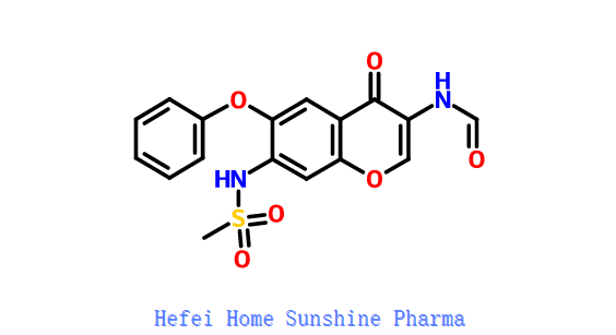 N- (7- (Metilsulfonamido) -4-oxo-6-fenoxi-4H-cromen-3-il) formamidă CAS 123663-49-0