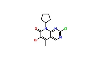 6-broMo-2-clor-8-ciclopentil-5-metilpirido [2,3-d] pirimidin-7 (8H) -ona CAS 1016636-76-2