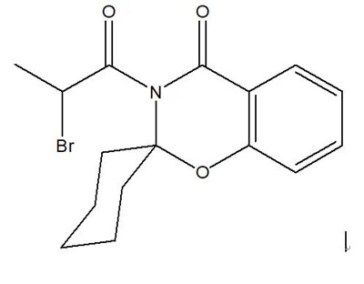 3-(2-Bromo-1-oxopropil)-spiro[2H{-1,3-benzoxazină{-2,1'-ciclohexan]{{10} }(3H)-un CAS 158299-05-9