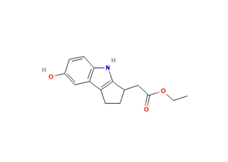 2-(7-hidroxi-1,2,3,4-tetrahidrociclopenta[b]indol-3-il)acetat de etil CAS 1206124-13-1