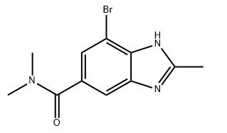 1H-benzimidazol-5-carboxamidă, 7-bromo-N,N,2-trimetil- CAS 2476762-63-5